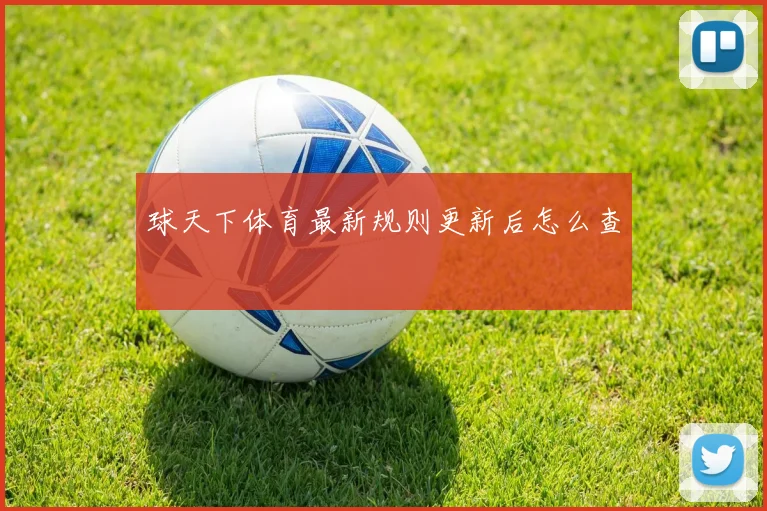 球天下体育最新规则更新后怎么查